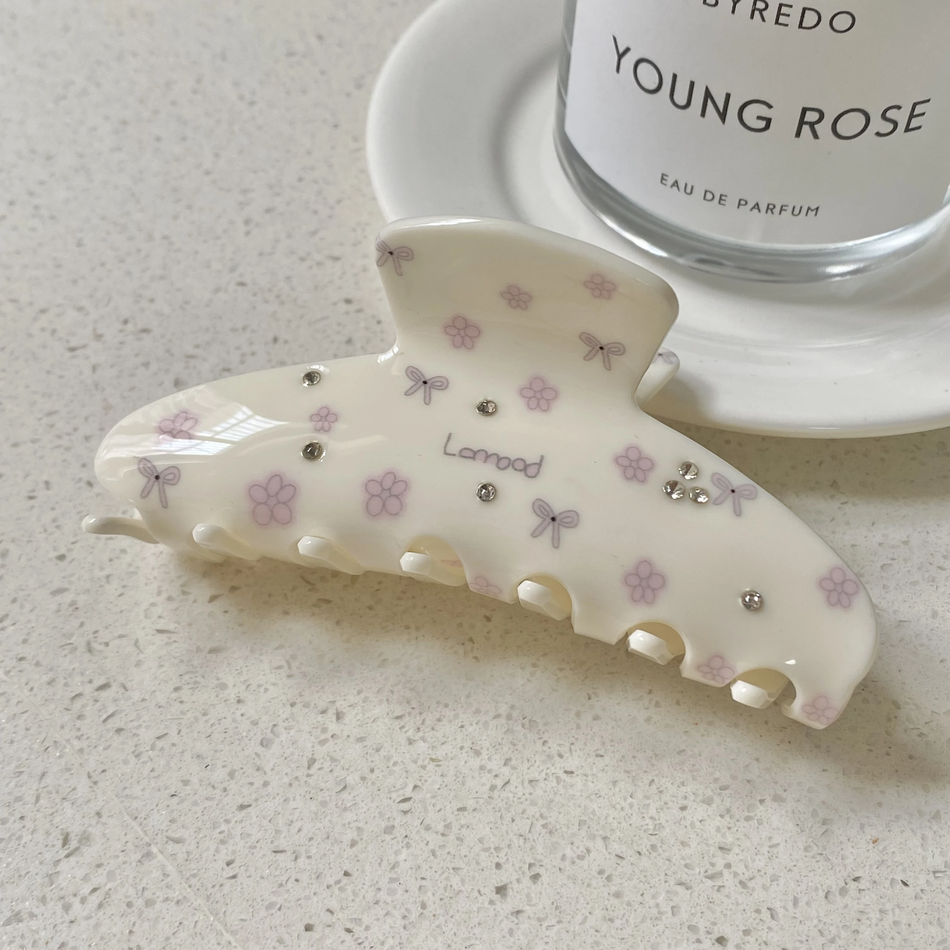 1pc  Floral Pattern Hair Claw Clips Set, Cute Hair Accessories For Women, Stylish Hair Grips For Daily And Party Wear