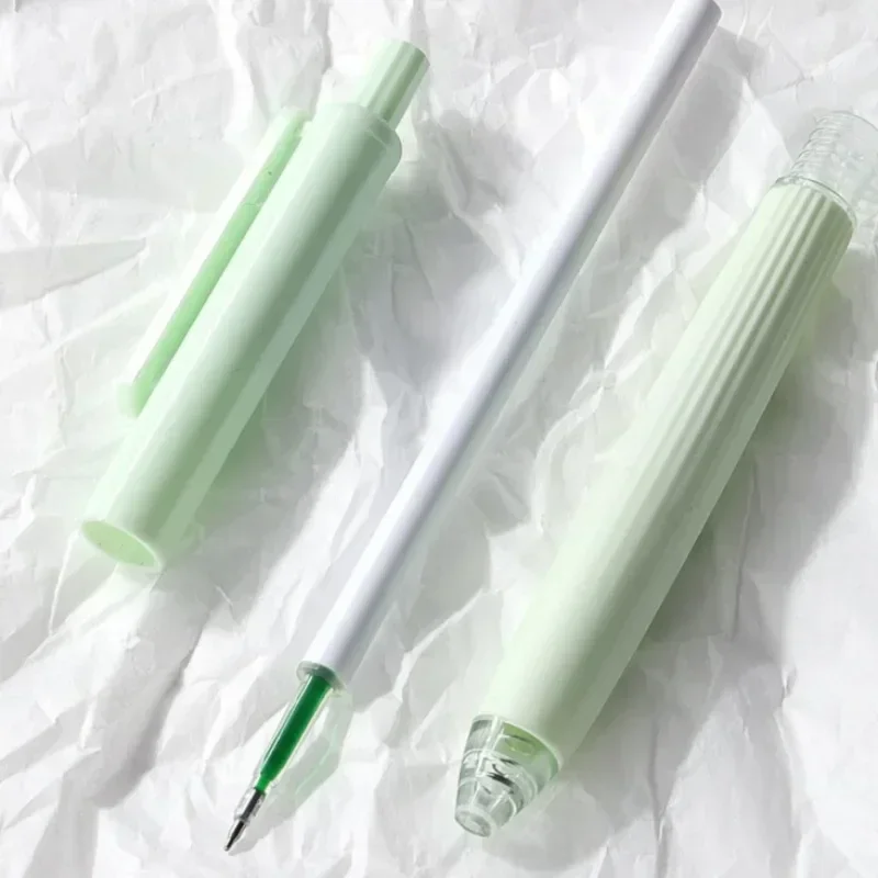5Pcs Colored Pens, Retractable Gel Pens 0.5mm Colored Ink Quick-Dry Pens Fine Point Smooth Writing Pens for Journaling Note 6