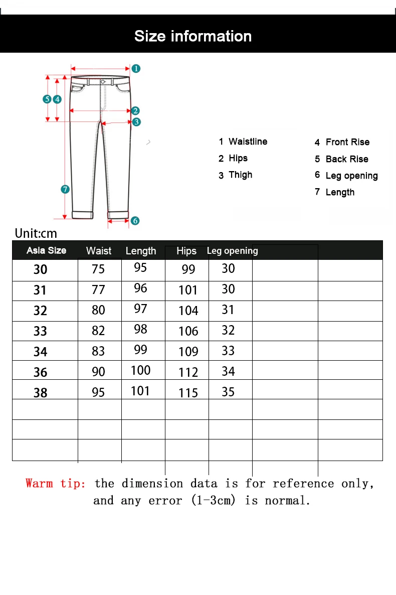 Description Picture 2 of itemWhite Summer Thin Denim Trendy Slim Fit Loose Casual Stretch Pants