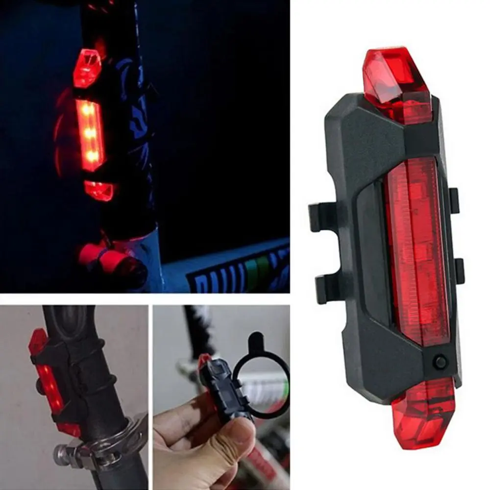 

Bicycle Front Rear Light Cycling Accessories Bike Rear Taillight Taillight Lights USB Charge Bike Lights Bicycle Lights