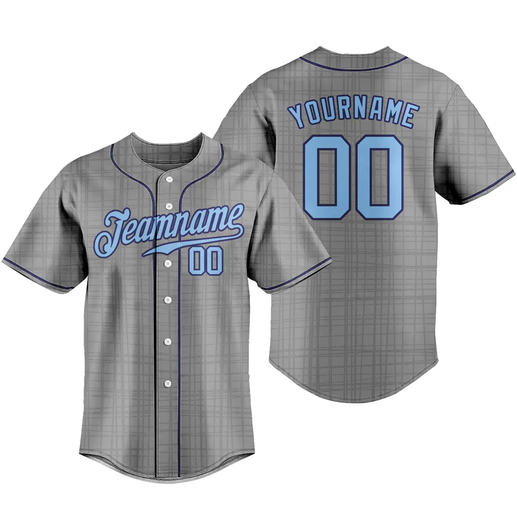 Baseball Jersey Breathable Sportswear Team Training T-shirts School Uniform Personalized Name Number