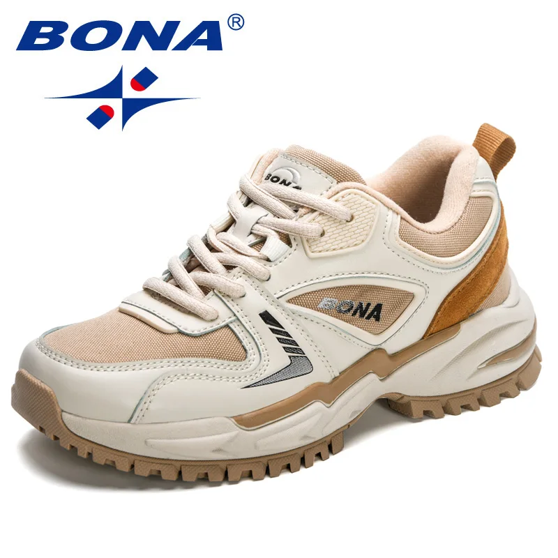 BONA 새 디자이너 야외 스포츠 신발 운동화 여성 패션 운동화 편안한 운동 훈련 신발 숙녀