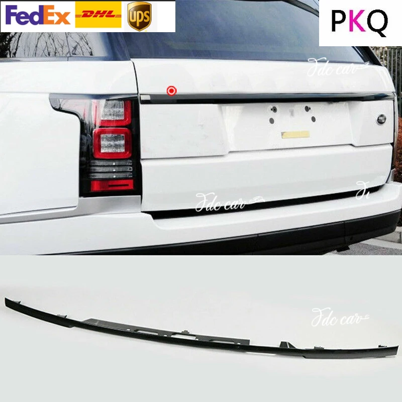 

Glossy Black Rear Door Tailgate Trunk Decoration Styling Moulding Strip Trim for Land Rover Range Rover Vogue L405 2013-2020 1PC