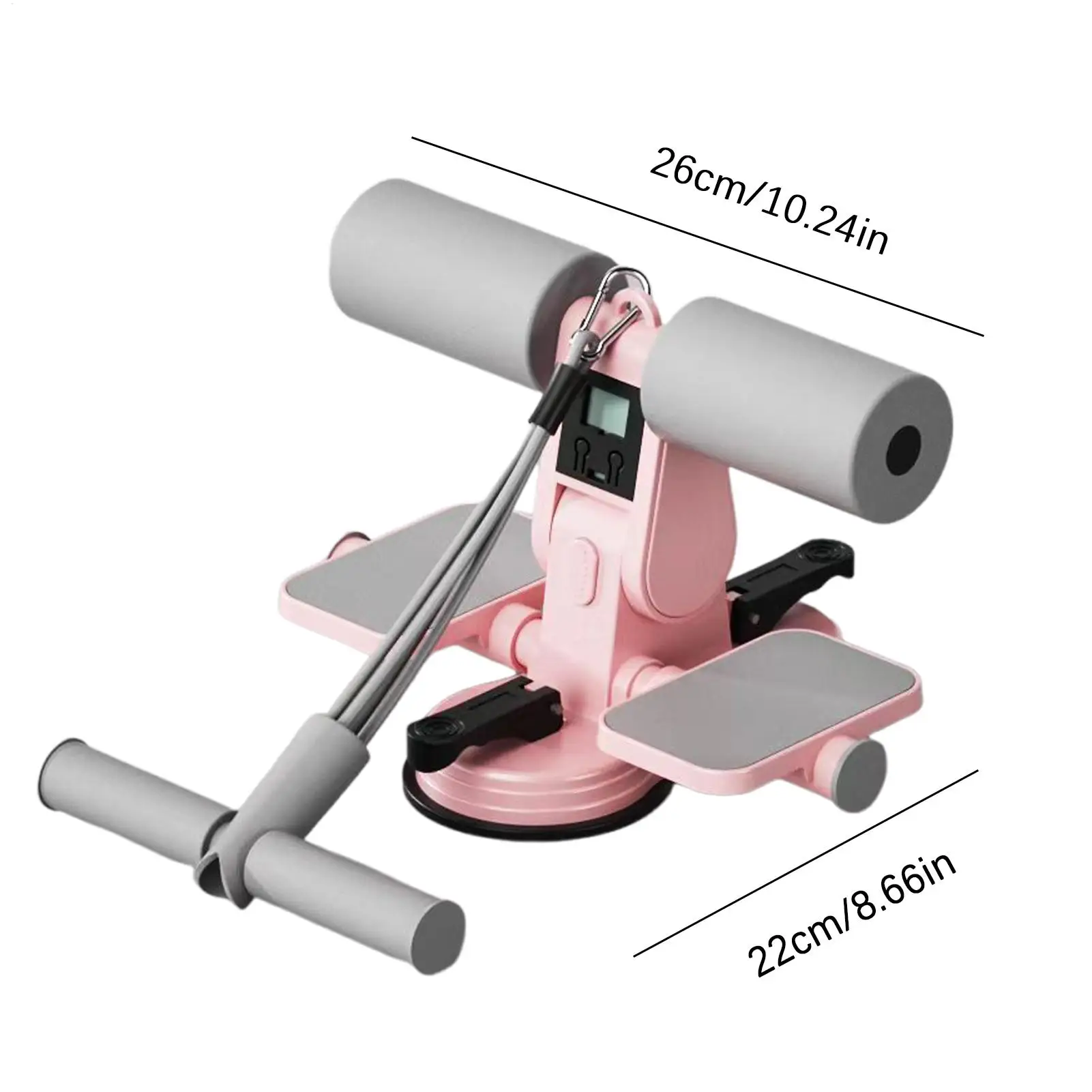 Sit Up Exercise Equipment Ab Core Trainer With Suction Cups And Pull Rope Fitness Equipment With Counting Function For Home Gym