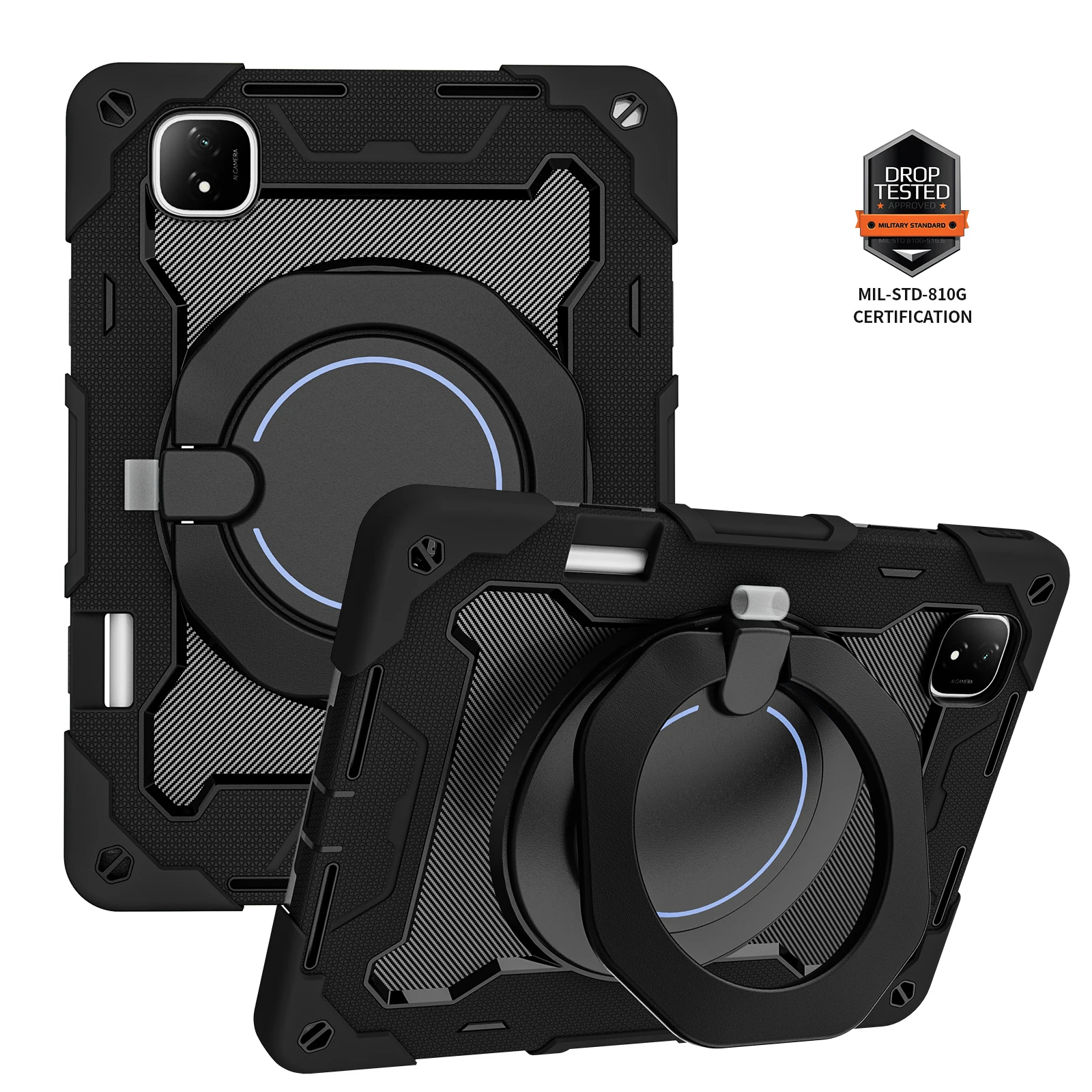 Heavy Duty Shockproof Tablet Case with Stand and Pen Slot