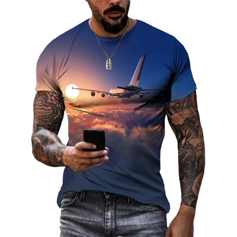 Casual Short Sleeve 3D Print T Shirt for Men and Women