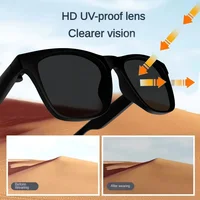 LAXASFIT 2025 New Men's Smart Glasses Women's Bluetooth Glasses Voice Call Control Music UV Polarized Sunglasses - Image 2
