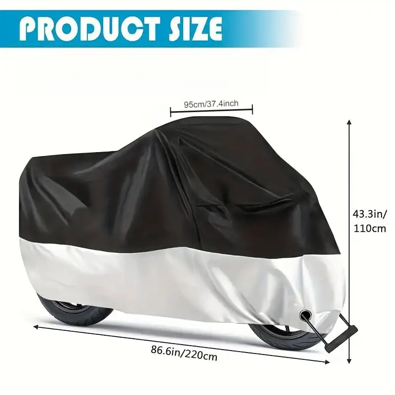 Waterproof UV-Resistant All-Weather Motorcycle Protector Cover