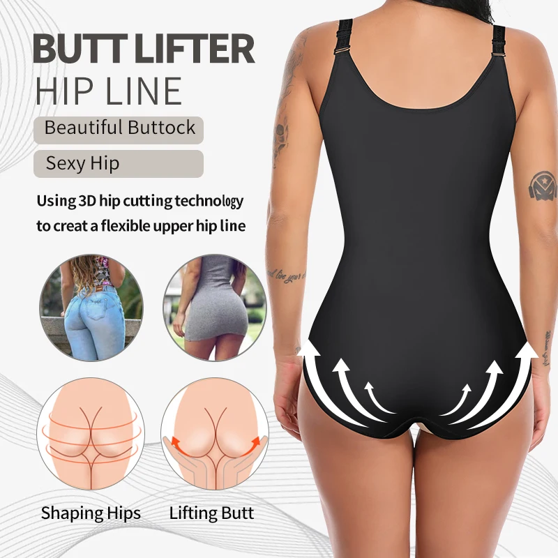 Underbust Bodysuit Shapewear Women Seamless Full Body Shaper Slimming Waist Tummy Control Underwear Flat Belly Smooth Corset waist trainer women body shaper sexy bodysuit