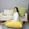 Large Soft Cushion Cover Sofa Bed Backrest Pillowcase Solid Color Huge Pillow Case Protector Washable 80CM 2