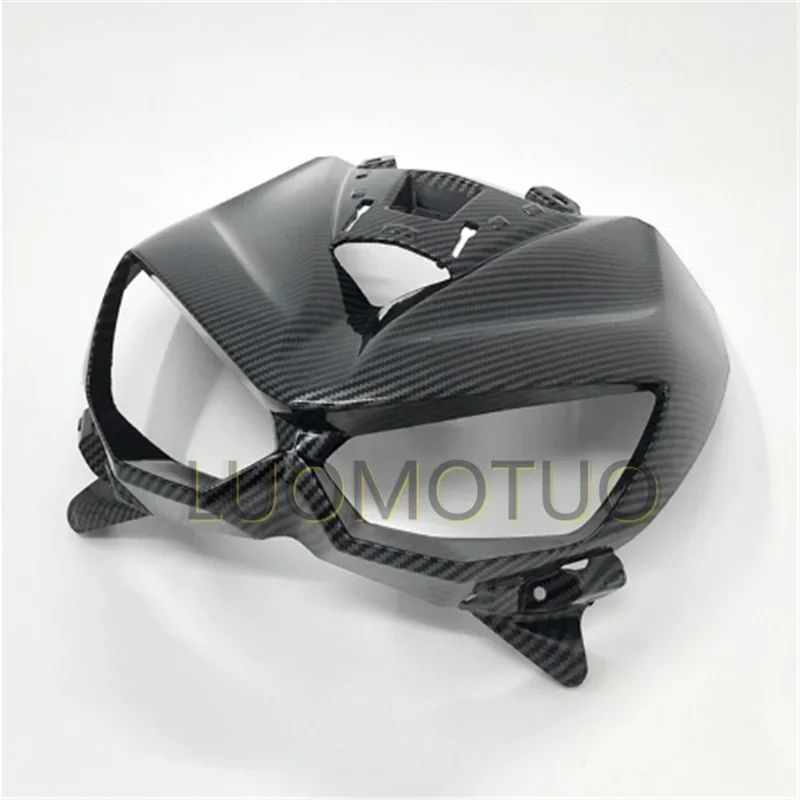 

Подходит для kawasaki Z1000 2014-2019 верхняя передняя фара мотоцикла передняя панель обтекатель углеродное волокно краска