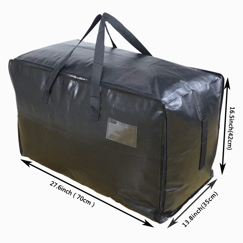 Woven Bag Thickened Moving Bag Clothing Luggage Bag Quilts Storage Bag Bedding Packing Bag Dorm Room Essentials 2