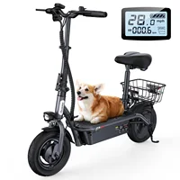 Trottinette électrique iScooter F3 - Moteur 1000W - Batterie 48V 13AH - Vitesse maximale ​ ​ 45 km/h - Roues de 10 pouces - Avec panier de rangement 4