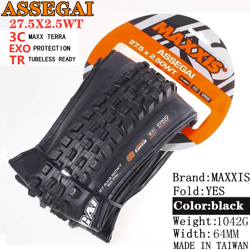 ダウンヒルタイヤセットASSEGAI 27.5 x 2.5 WT assegai-three-quarter_95f6e6c8