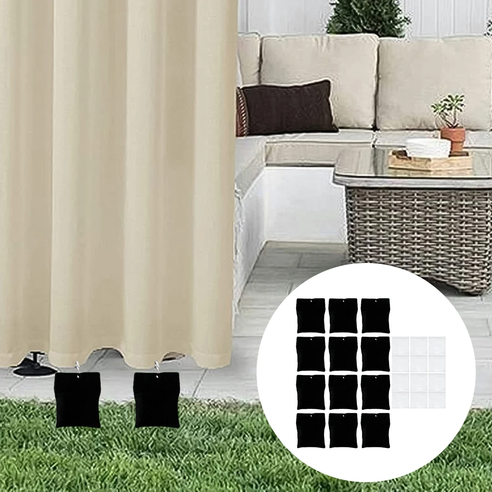 Set of 6 Weight Bags for Outdoor Curtains, Portable Weight Bag, Outdoor