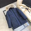 New Canadian Design High Quality 80% White Goose Down Winter Mid Length Couple Wear Jacket Men's And Women's Thickened Warm Coat 3