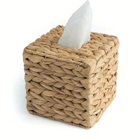 Bohemian style tissue box holder - Decorative handkerchief cube, suitable for bathroom and desktop storage, shelf basket 1
