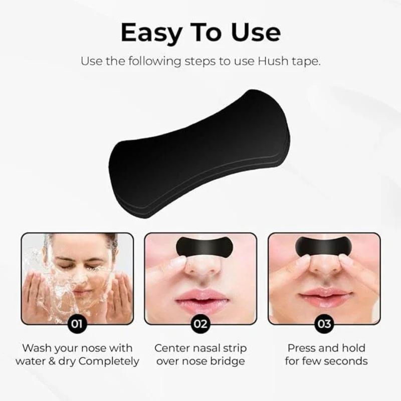30/60/150Pcs Breath Nasal Strips Relieve Nasal Tape Anti-Snoring Nose Patches Good Sleeping Easier Sleep Aid Decive