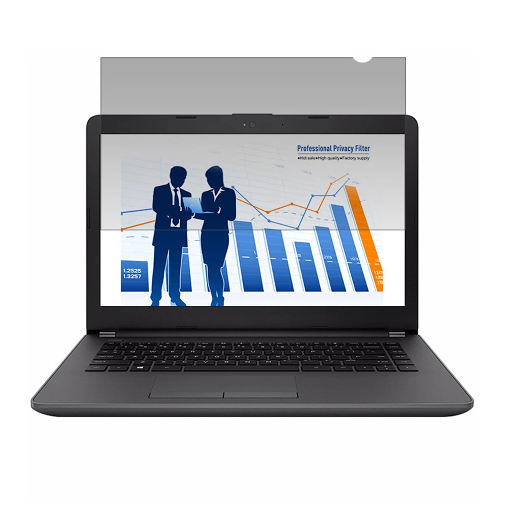 Privacy Screen Filter Reversible High-transmittance 16:9 Aspect Ratio 30&deg; Invisible Anti-UV Anti-glare Film for 23.6'' Monitor