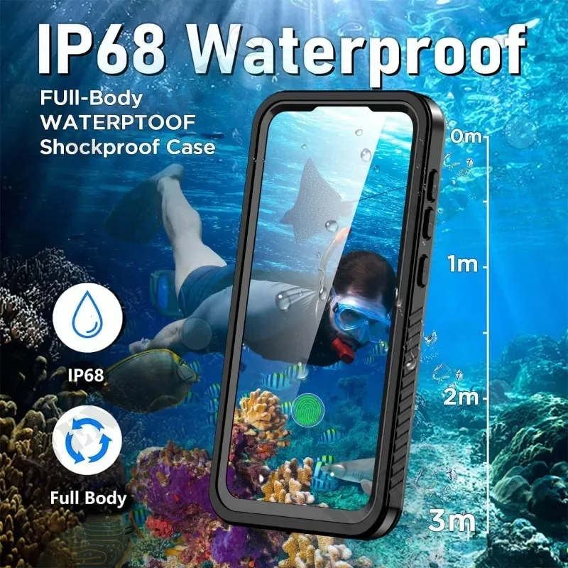 Luxury 360° Waterproof and Shockproof Case - Snow, Dust & Underwater Protection