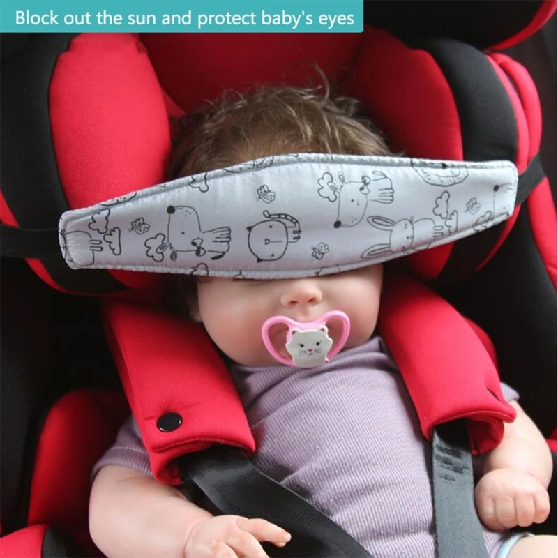 Auto Seat Head Support Car Seat Head Belt Baby Head Fixation Belt Kids Safety Harness Car Safety Children Fixing Band Car Sleep Nap Kid Sleeping Head Support Belt Positioner Baby Sroller Holder Belt Dropshipping