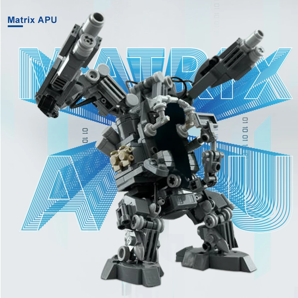 Moc-matried apu mechロボットビルディングブロック、マトリックス
