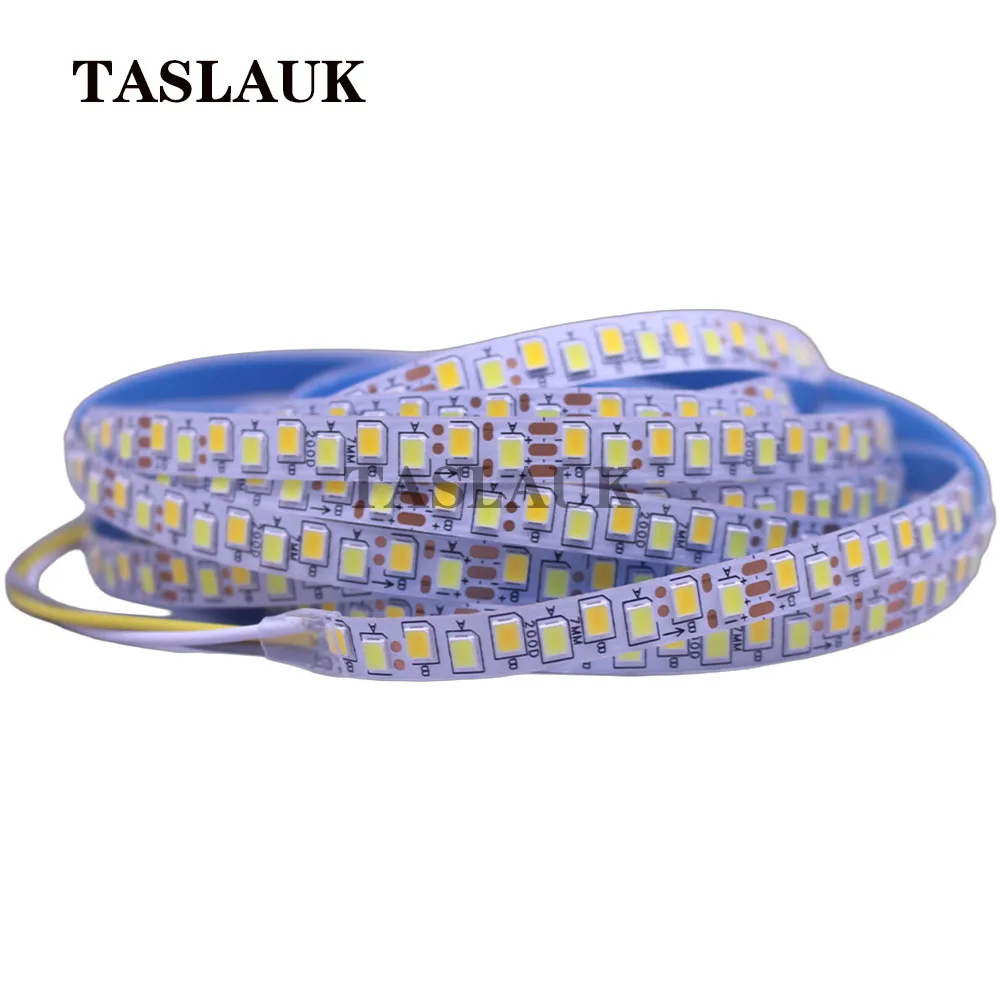 정전류 LED 스트립 2835 200leds 120leds 화이트 6000K 웜 NW 4000K CCT 수리용 샹들리에 리본 테이프 천장 조명