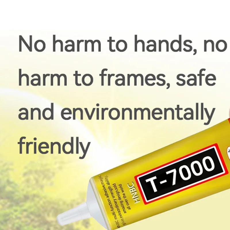 T7000 Black Contact Cellphone Tablet Repair Adhesive HNBC Strong t-7000 Glue 15ML 50ML 110ML with Fine Needle Outlet 2