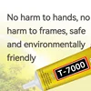 T7000 Black Contact Cellphone Tablet Repair Adhesive HNBC Strong t-7000 Glue 15ML 50ML 110ML with Fine Needle Outlet 2