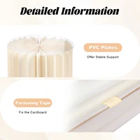 Foldable Paper Columns Display Pedestals Stands 5pcs Wedding Centerpieces Cardboard Vases Flower Vase Flowers Stand 5