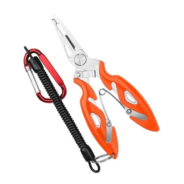 Fishing Pliers Split Ring Pliers Fishing Hook Remover Stainless Steel  Fishing Line Cutters Outdoor Fishing Multitool With Sheath - AliExpress