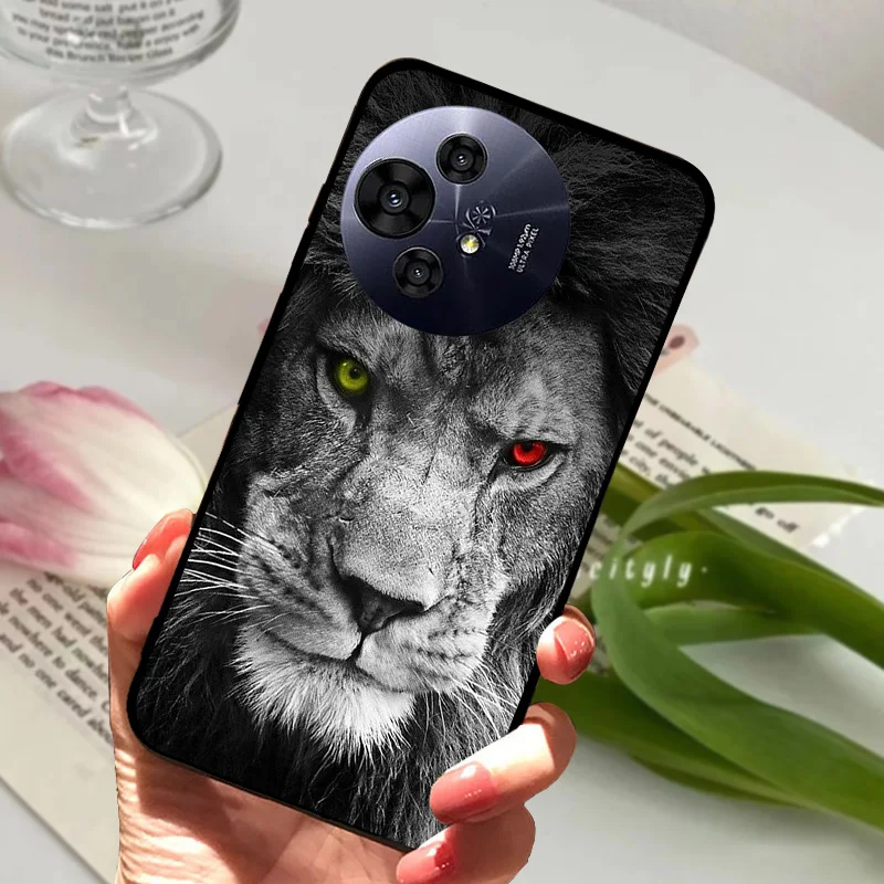 REY Cover in Gel TPU Trasparente per TCL 50 NXTPAPER 5G - 50 PRO NXTPAPER 5G, Ultra Sottile 0,33 mm, Morbido Flessibile, Custodia Silicone
