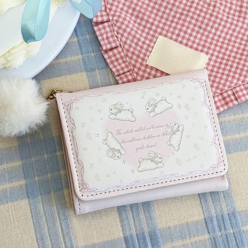 1 Pcs Cute PU Leather Coin Purse Cartoon Waterproof Card Wallets Credit Card Holoder Students Change Money Organizers Gift Bag 2
