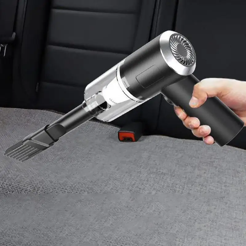 강력한 3 in 1 핸드 먼지 제거기, 자동차 청소용 무선 진공, USB 충전, 휴대용 진공 청소 자동차
