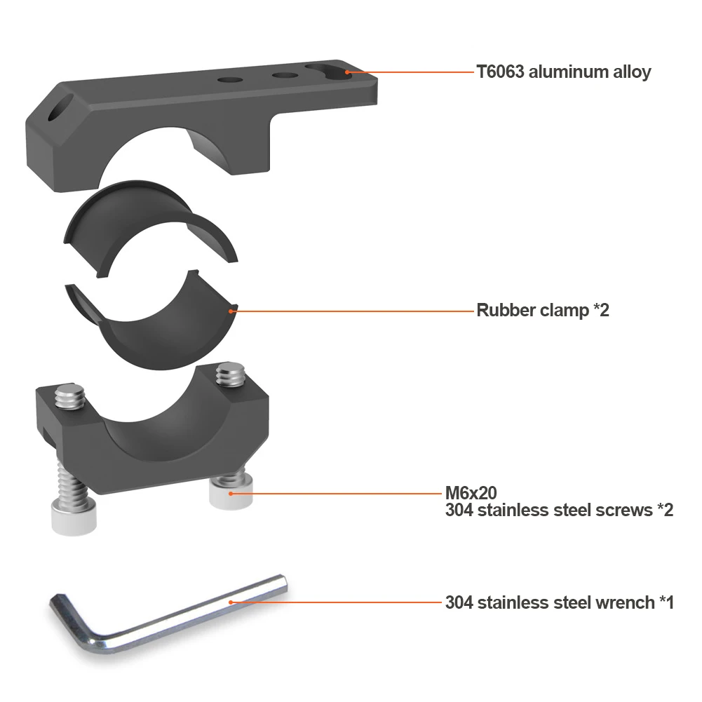 Motorcycle LED Headlight Clamps Brackets Tube Clamp Mount Kit For Motorcycle Spotlights Or Fog Light Mount Motorbike Accessories motorcycle light bracket motorcycle headlight clamp motorcycle headlight mount