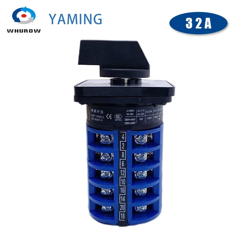 yaming elétrica rotary elétrico combinação de mudança cam comutador pólos posições de em para fora