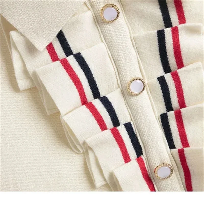 2025 New Women's Light Wind Temperament Popular Splicing Knit Sweater Female Autumn Medium Length Style Slim Dress jumper Women