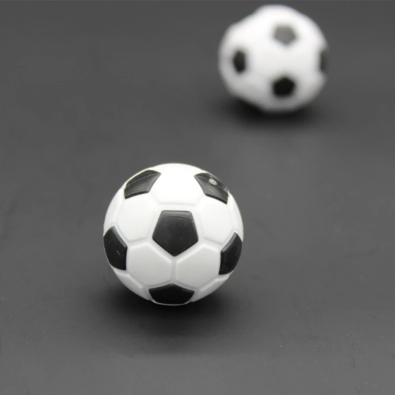Tabletop Soccer Game 12Pcs Table Soccer Foosballs Replacements Foosballs Table Ball Enduring Tabletop Game Small Football Soccer Ball