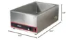 FW-S500 Commercial Portable Steam Table Food Warmer 120V 1200W,Stainless Steel,Large 3