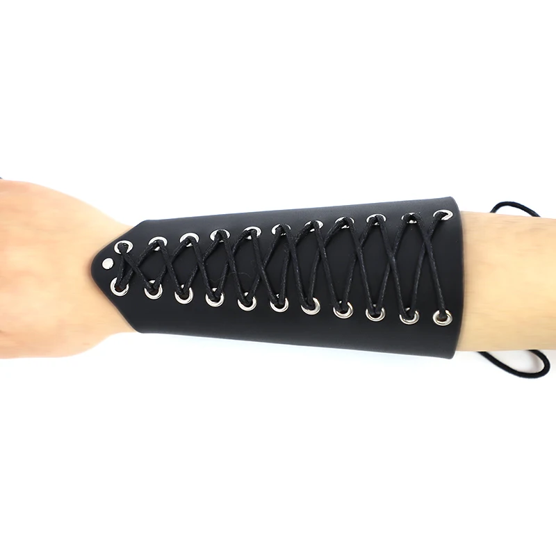 Archery cowhide armguard adjustable strap Arm Guard  For Recurve Bow Compound Bow Shooting Hunting Accessories
