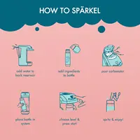 Beverage System | Periwinkle Sparkling Water Maker | No CO2 Tank Needed | Carbonated Water Machine that Uses Fresh, Natural Ingr 2