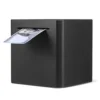 Stainless Steel Money Box Metal Saving Bank Piggy Adult For Bills Break To Open Kids 2