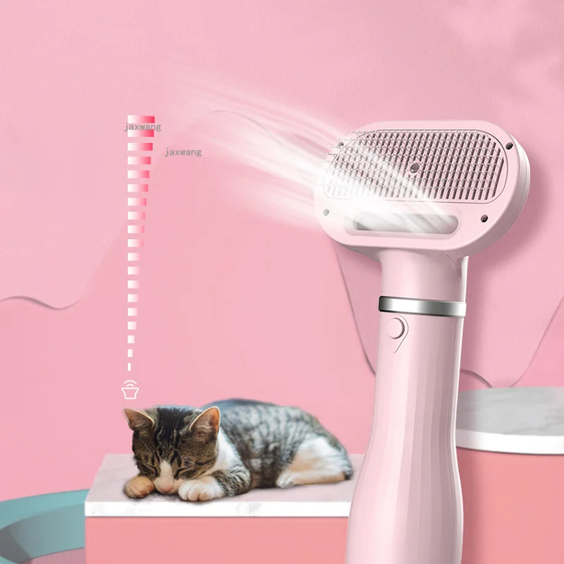 Pet Dryers Portable 2 In 1 Cats Grooming Hair Dryer Pets Hair Removal
