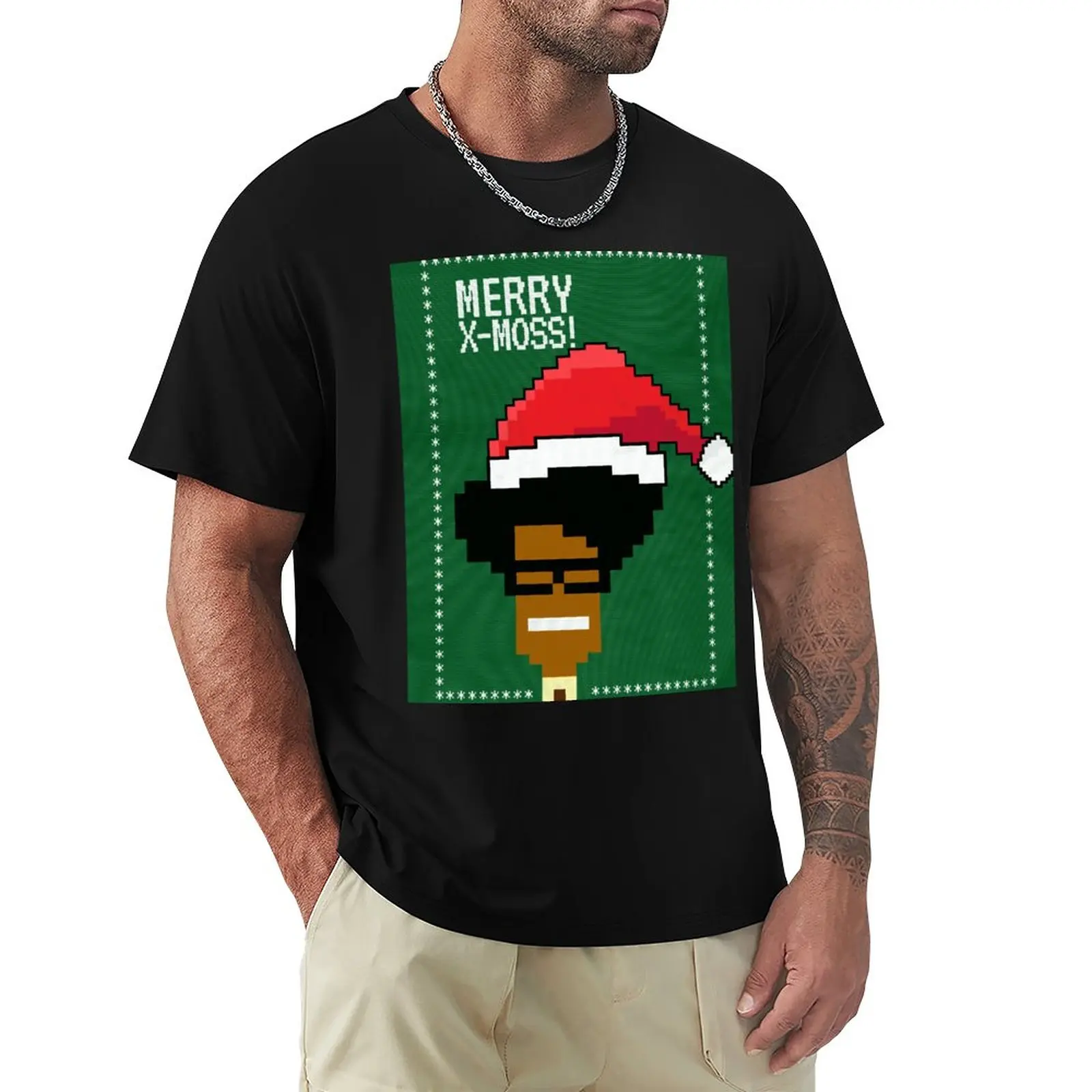 

Christmas theme inspired by IT Crowd T-Shirt graphics blanks quick-drying mens graphic t-shirts hip hop