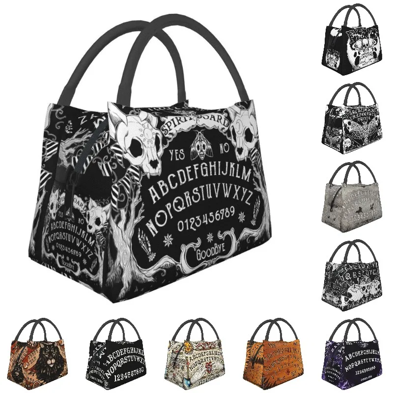 

Ouija Board Witchcraft Insulated Lunch Tote Bag for Women Divination Welcome Portable Cooler Thermal Bento Box Camping Travel