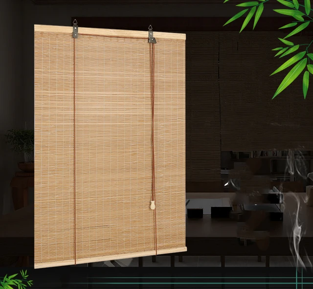 Natural Door Beaded Curtain Wood Doorway Beads Bamboo-Like Window Drape  90*180cm - AliExpress