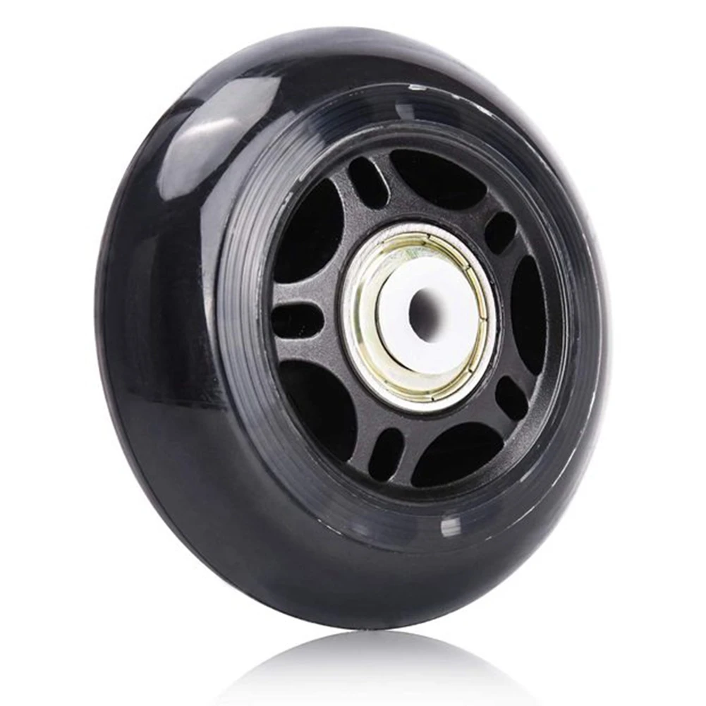 4Pcs Roller Skates Non-Flashing Wheel Skate Wheel 70X24mm Bearing Skate Accessories Non-Slip