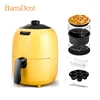 Household Air Fryer Portable Smart Fries Maker 2L Large Capacity Multifunctional Low Smoke Oven Electric Fryer 1