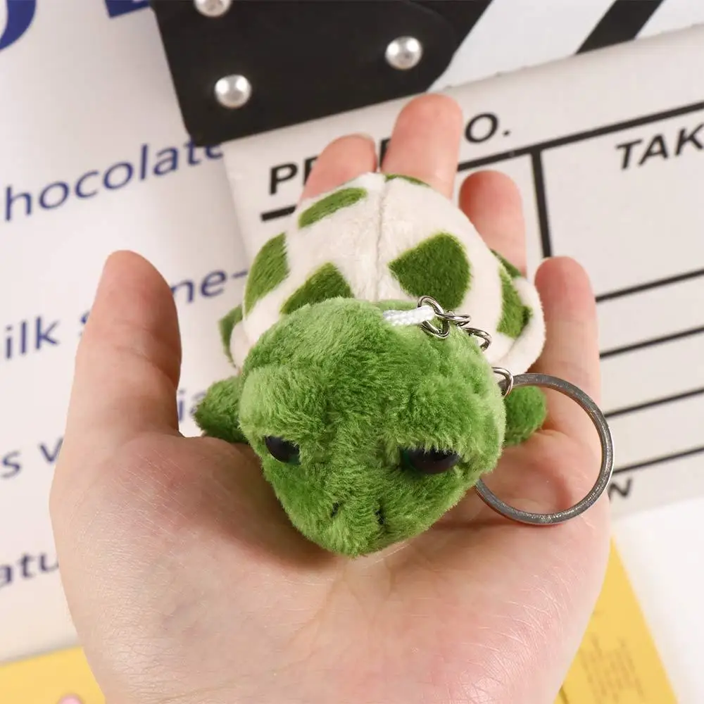 Children Toy Gifts Sea Turtle Bag Pendant PP Cotton Plush Key Chain Korean Style Key Buckle Tortoise Pendant Women Key Holder