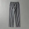 Linen Pants Men Plus Size 9XL 8XL Pants Summer Linen Trousers Male Fashion Casual Solid Color Pants Big Size 8XL 9XL 2